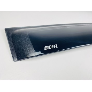 Дефлекторы окон Suzuki Grand Vitara 2005 -2015 4D с нерж. хром полоской-4